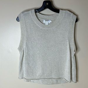 Only Gray Sleeveless Knit Top